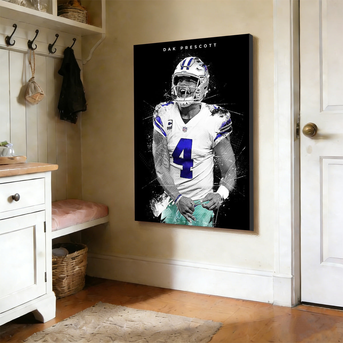 Dak Prescott Art Poster 1 Canvas Wall Art Poster Decor Gift