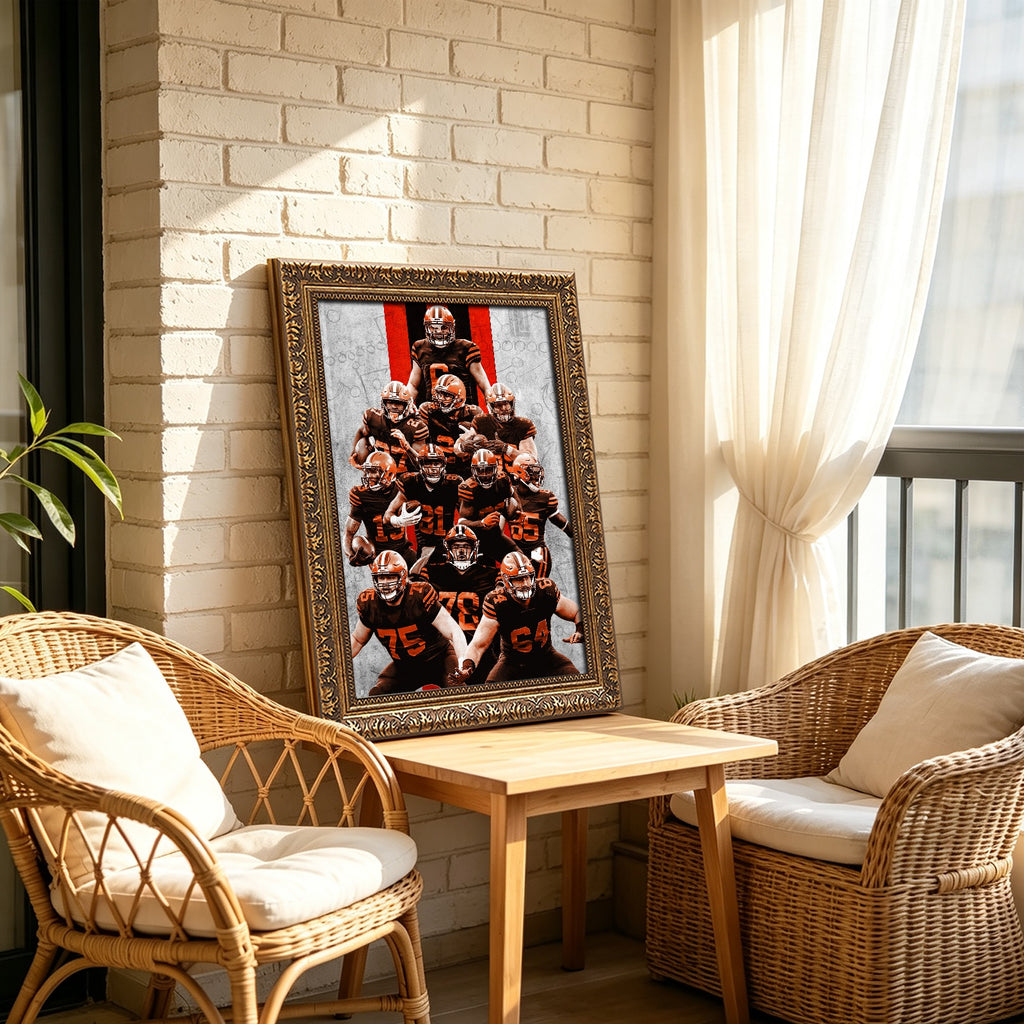 Baker Mayfield Sports Celebrity Art Deco Poster 9 Canvas Wall Art Poster Decor Gift