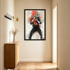 Baker Mayfield Sports Celebrity Art Deco Poster 6 Canvas Wall Art Poster Decor Gift