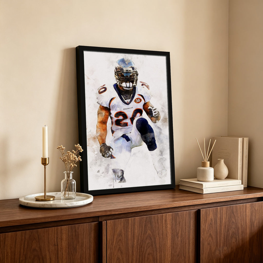 Brian Dawkins Art Poster 7 Canvas Wall Art Poster Decor Gift