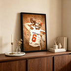 Baker Mayfield Sports Celebrity Art Deco Poster 11 Canvas Wall Art Poster Decor Gift