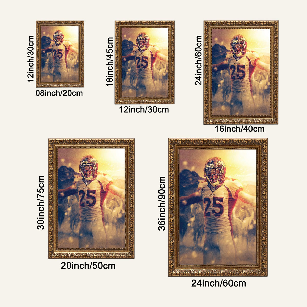 Chris Harris Art Sports Decorative Poster School Dormitory 5 Canvas Wall Art Poster Decor Gift