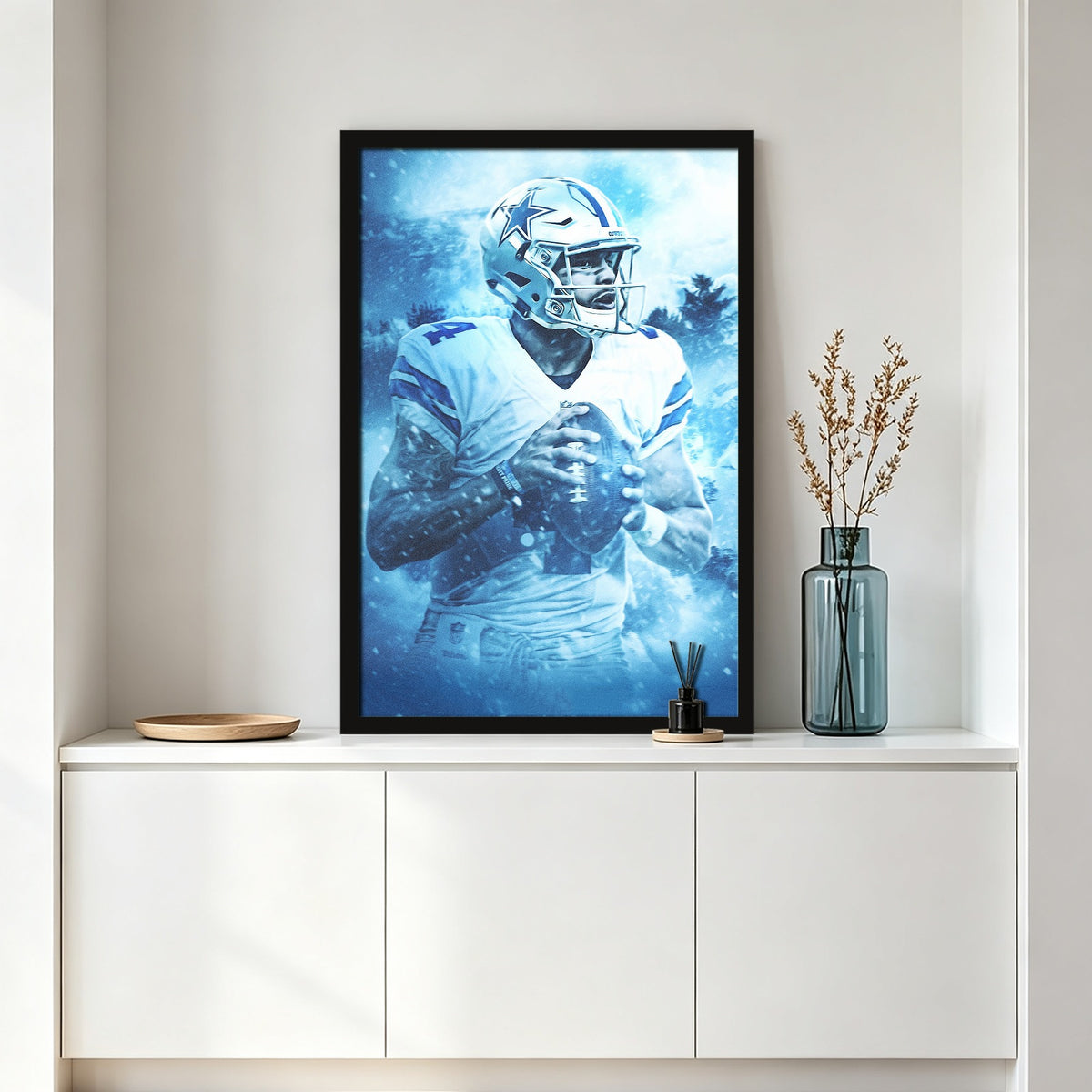 Dak Prescott Art Sports Decorative Poster School Dormitory 7 Canvas Wall Art Poster Decor Gift