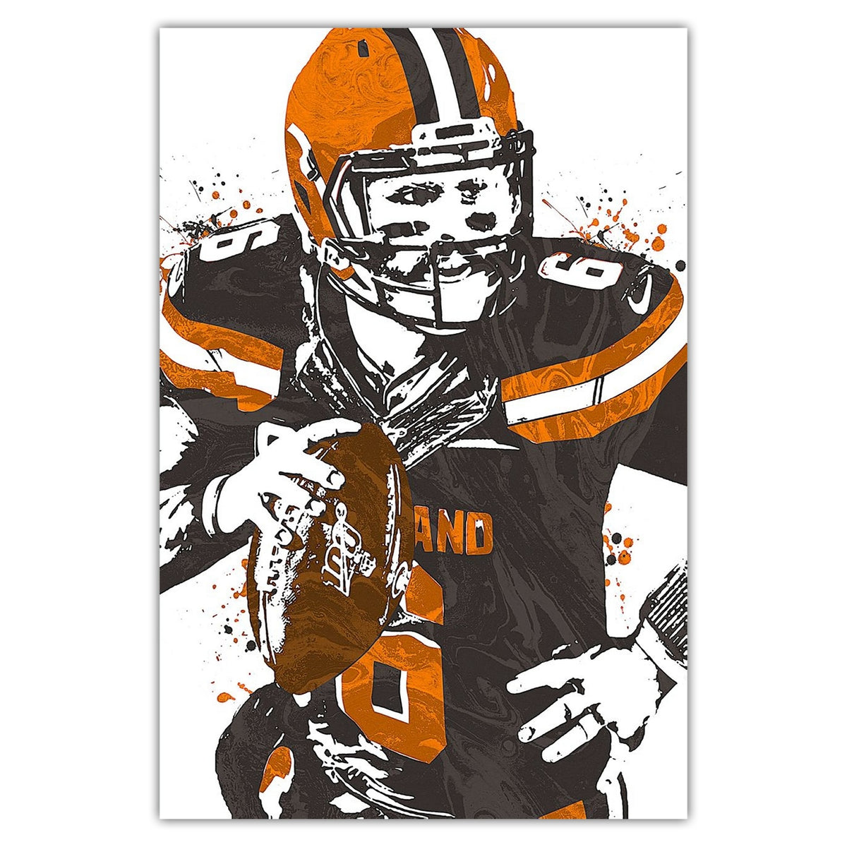 Baker Mayfield Art Poster 1 Canvas Wall Art Poster Decor Gift