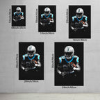 Christian McCaffrey Art Sports Decorative Poster School Dormitory 5 Canvas Wall Art Poster Decor Gift