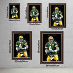 Brett Favre Art Poster 1 Canvas Wall Art Poster Decor Gift