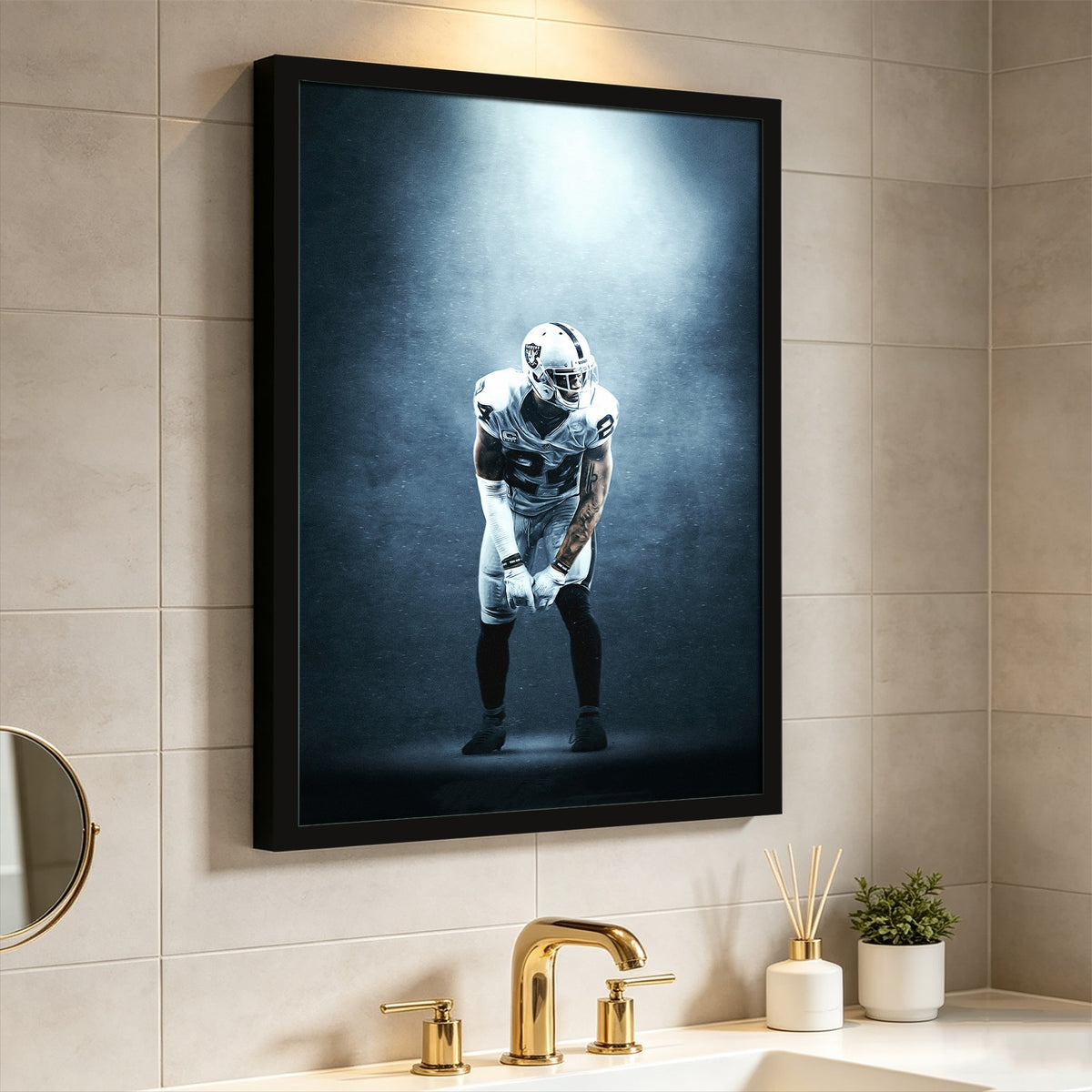 Charles Woodson Art Sports Decorative Poster School Dormitory 7 Canvas Wall Art Poster Decor Gift