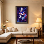 Dak Prescott Sports Celebrity Art Deco Poster 3 Canvas Wall Art Poster Decor Gift