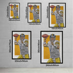 Ben Roethlisberger Sports Celebrity Art Deco Poster 1 Canvas Wall Art Poster Decor Gift