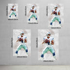Dak Prescott Celebrity Sports Art Poster School Dining Room Decoration 4 Canvas Wall Art Poster Decor Gift