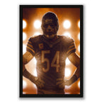 Brian Urlacher Art Sports Decorative Poster School Dormitory 5 Canvas Wall Art Poster Decor Gift