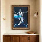 Cam Newton Sports Celebrity Art Deco Poster 5 Canvas Wall Art Poster Decor Gift