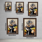 Ben Roethlisberger Celebrity Sports Art Poster School Dining Room Decoration 6 Canvas Wall Art Poster Decor Gift