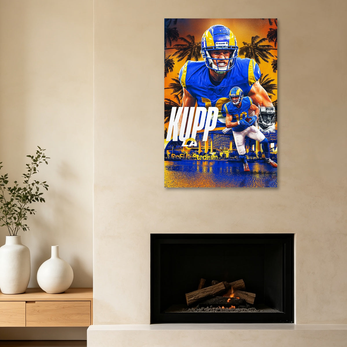 Cooper Kupp Sports Decoration Poster 2 Canvas Wall Art Poster Decor Gift
