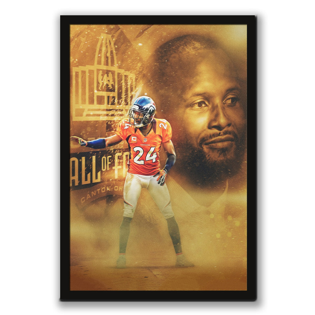Champ Bailey Art Sports Decorative Poster School Dormitory 4 Canvas Wall Art Poster Decor Gift