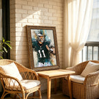 Carson Wentz Celebrity Sports Art Poster School Dining Room Decoration 2 Canvas Wall Art Poster Decor Gift