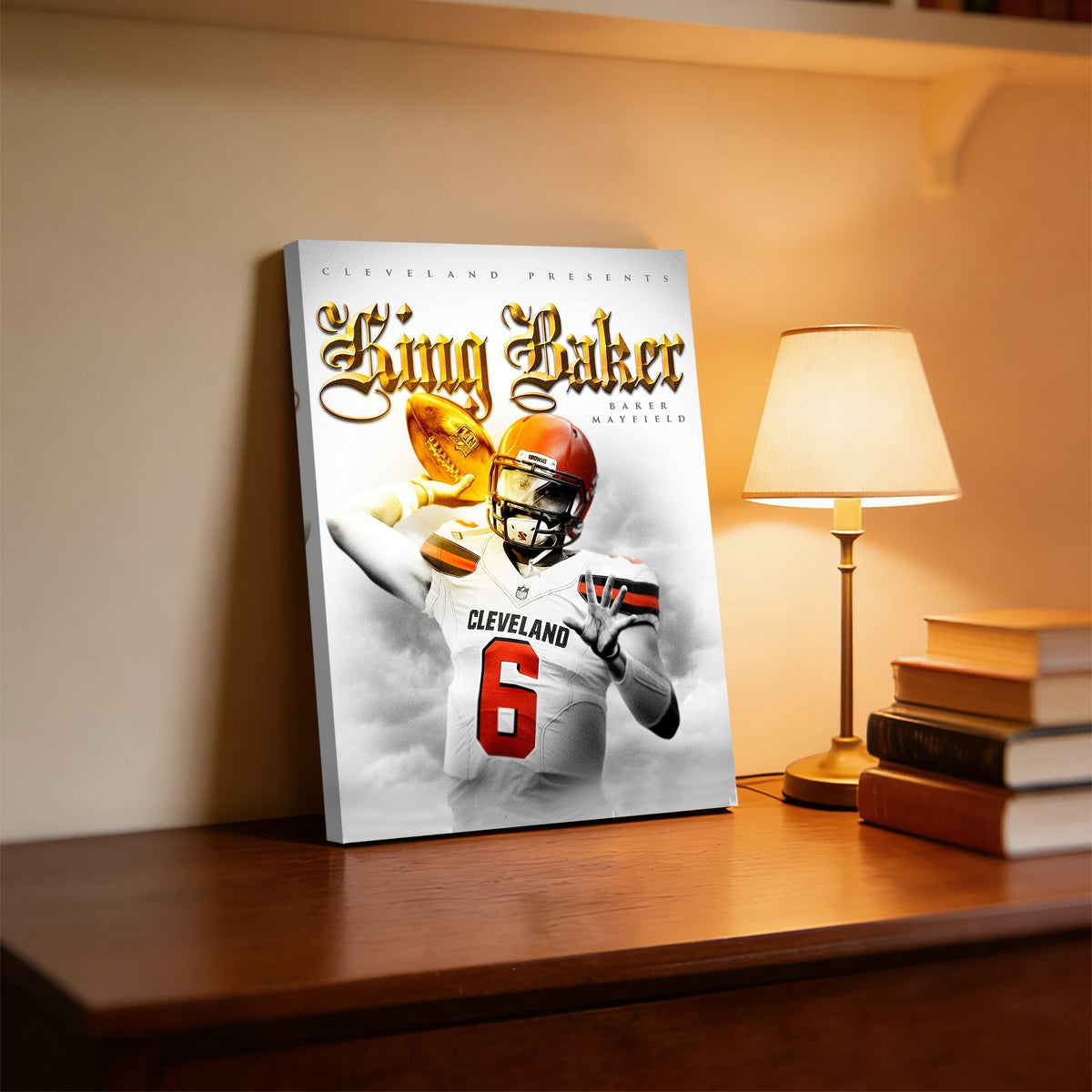 Baker Mayfield Celebrity Sports Art Poster School Dining Room Decoration 4 Canvas Wall Art Poster Decor Gift