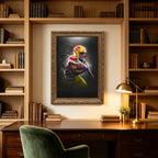 Clyde Edwards Helaire Art Sports Decorative Poster School Dormitory 3 Canvas Wall Art Poster Decor Gift