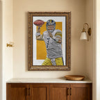 Ben Roethlisberger Sports Celebrity Art Deco Poster 1 Canvas Wall Art Poster Decor Gift