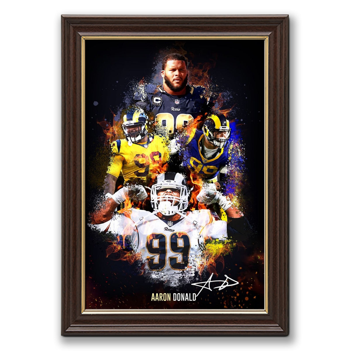 Bobby Wagner Celebrity Sports Art Poster School Dining Room Decoration 2 Canvas Wall Art Poster Decor Gift