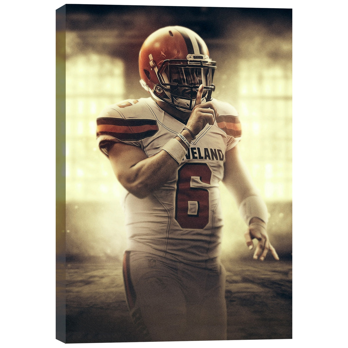 Baker Mayfield Art Sports Decorative Poster School Dormitory 2 Canvas Wall Art Poster Decor Gift