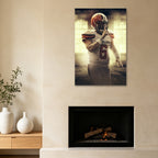 Baker Mayfield Art Sports Decorative Poster School Dormitory 2 Canvas Wall Art Poster Decor Gift