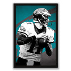Carson Wentz Celebrity Sports Art Poster School Dining Room Decoration 1 Canvas Wall Art Poster Decor Gift