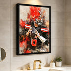 Baker Mayfield Celebrity Sports Art Poster School Dining Room Decoration 10 Canvas Wall Art Poster Decor Gift