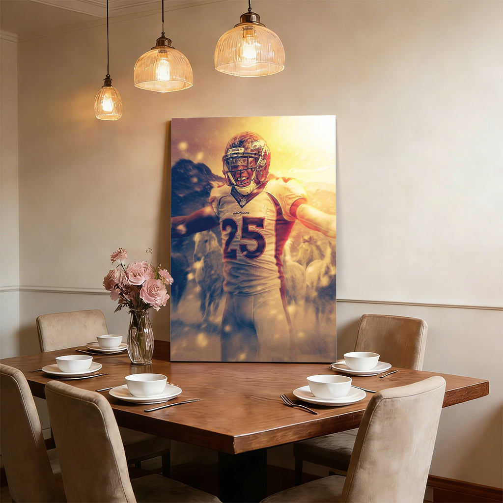 Chris Harris Art Sports Decorative Poster School Dormitory 5 Canvas Wall Art Poster Decor Gift