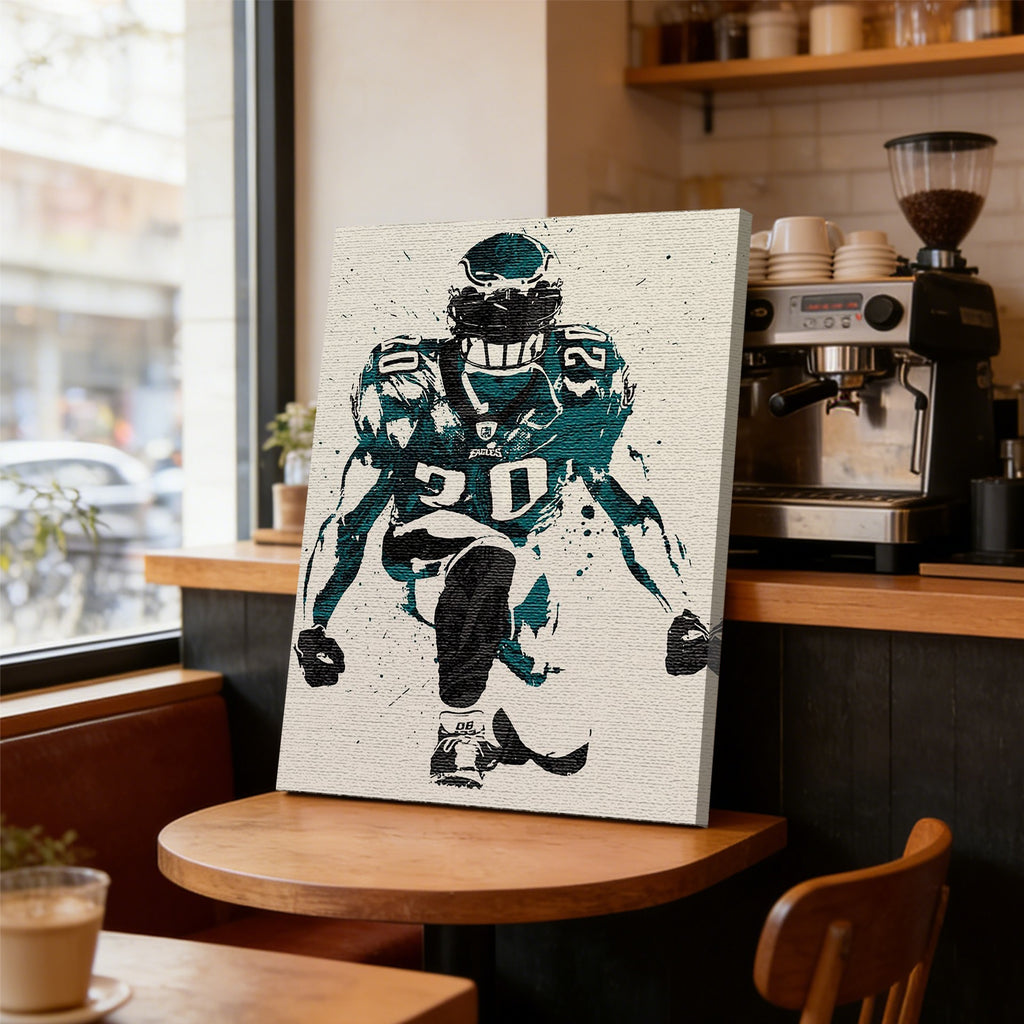 Brian Dawkins Art Poster 6 Canvas Wall Art Poster Decor Gift