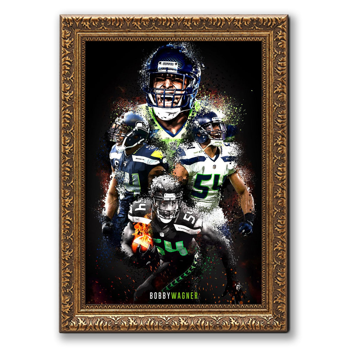 Bobby Wagner Celebrity Sports Art Poster School Dining Room Decoration 9 Canvas Wall Art Poster Decor Gift