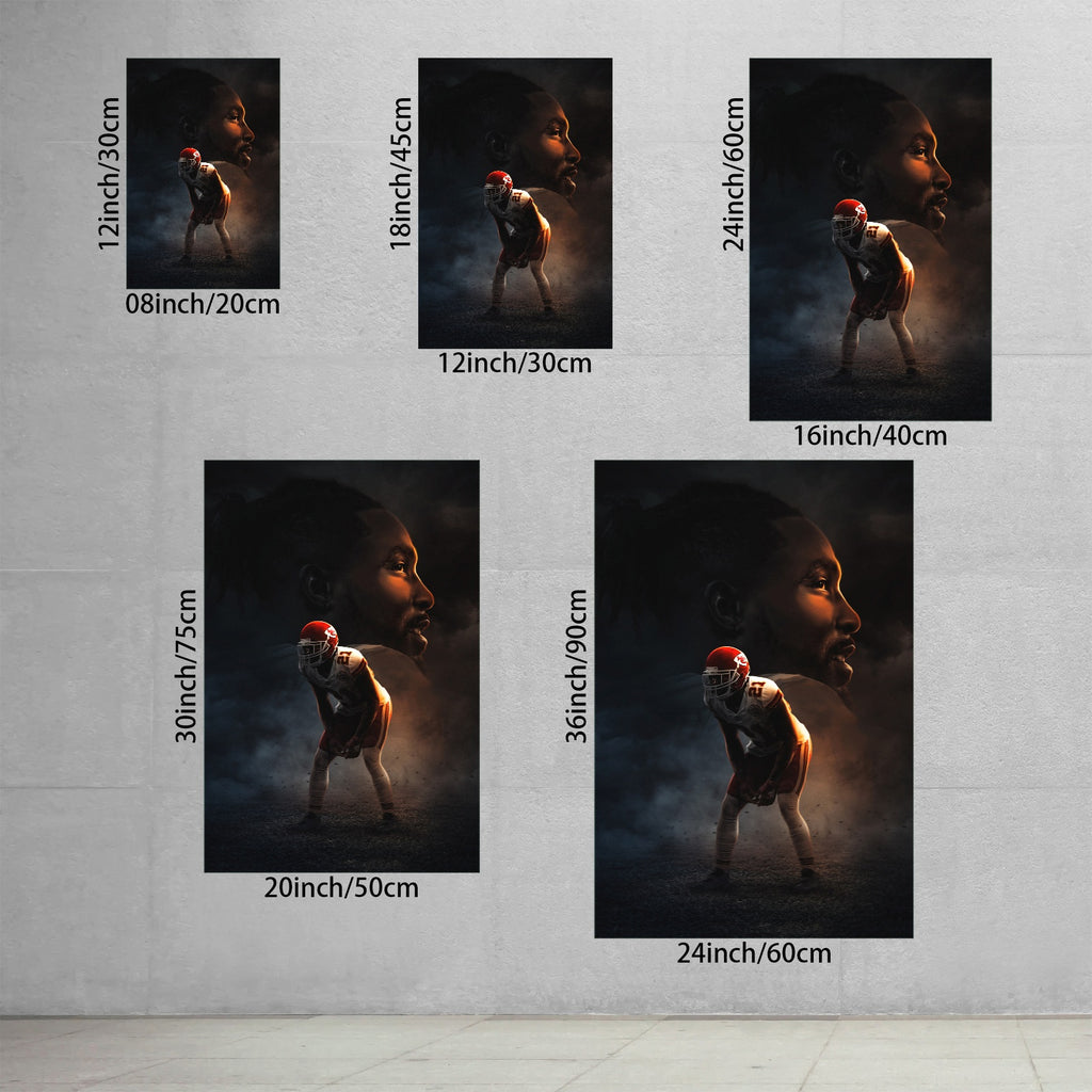 Bashaud Breeland Art Sports Decorative Poster School Dormitory 2 Canvas Wall Art Poster Decor Gift