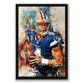 Dak Prescott Celebrity Sports Art Poster School Dining Room Decoration 2 Canvas Wall Art Poster Decor Gift
