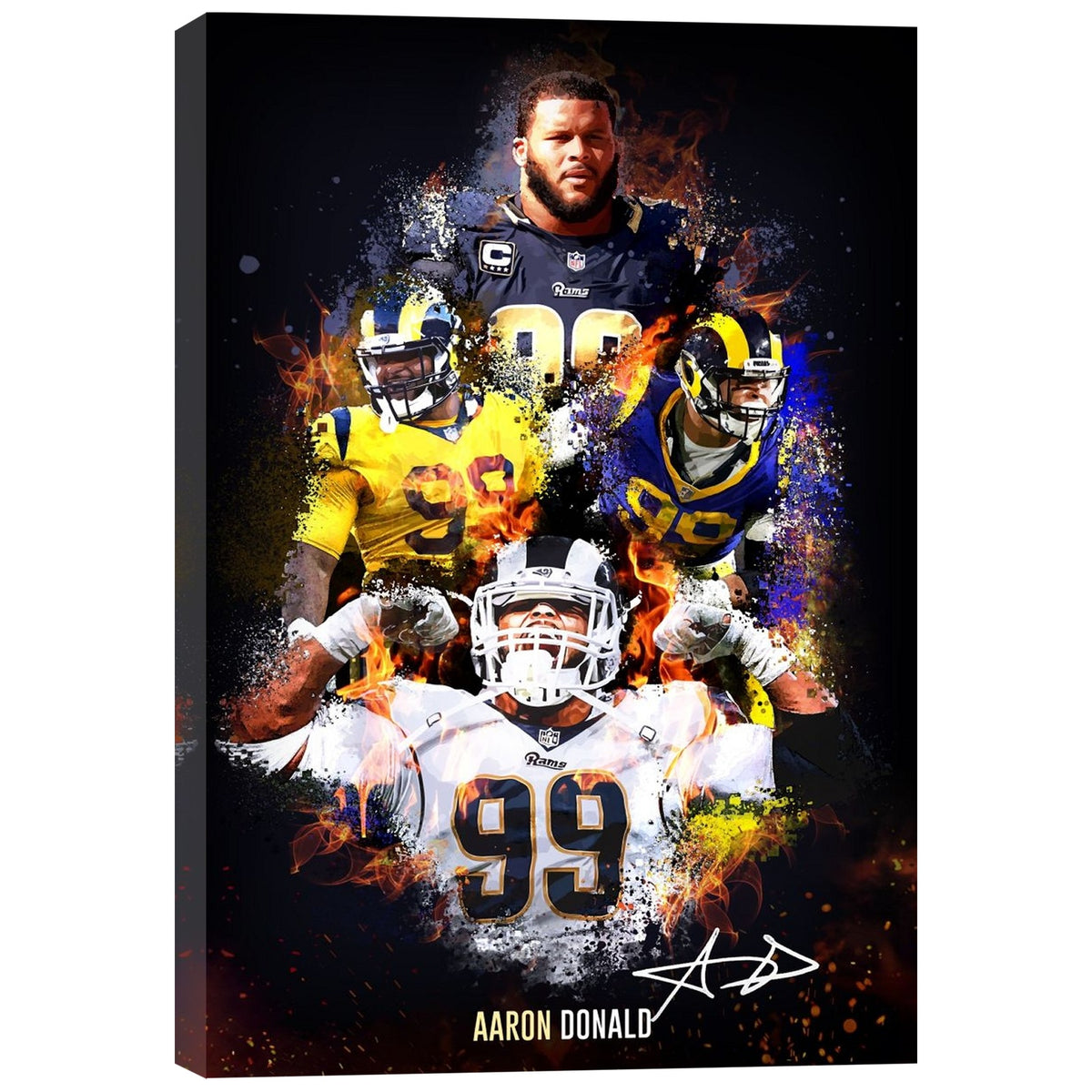 Bobby Wagner Celebrity Sports Art Poster School Dining Room Decoration 2 Canvas Wall Art Poster Decor Gift