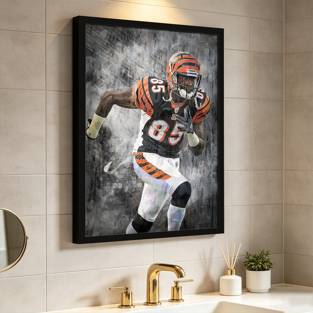 Chad Johnson Celebrity Sports Art Poster School Dining Room Decoration 4 Canvas Wall Art Poster Decor Gift