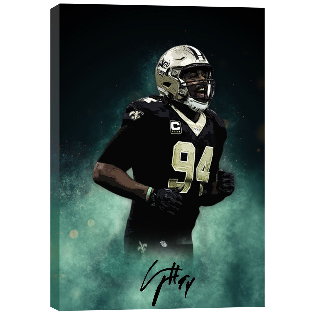 Cameron Jordan Celebrity Sports Art Poster School Dining Room Decoration 5 Canvas Wall Art Poster Decor Gift