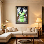 Bobby Wagner Art Sports Decorative Poster School Dormitory 7 Canvas Wall Art Poster Decor Gift