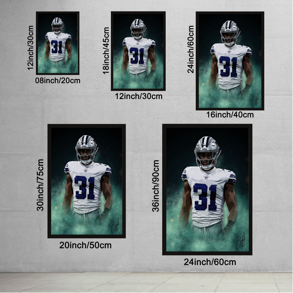 Byron Jones Celebrity Sports Art Poster School Dining Room Decoration 1 Canvas Wall Art Poster Decor Gift
