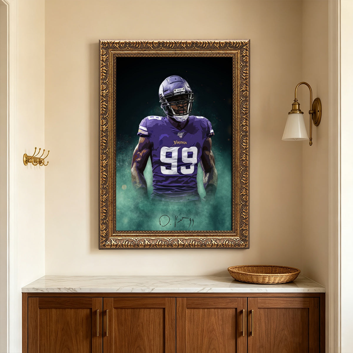Danielle Hunter Celebrity Sports Art Poster School Dining Room Decoration 7 Canvas Wall Art Poster Decor Gift