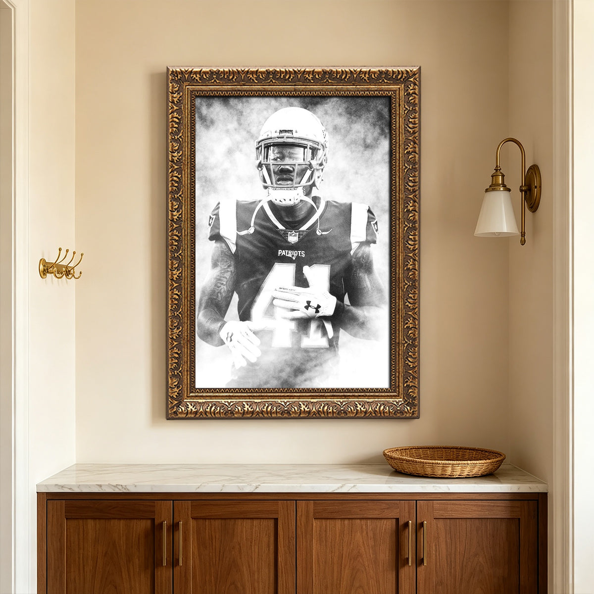 Cyrus Jones Art Sports Decorative Poster School Dormitory 6 Canvas Wall Art Poster Decor Gift