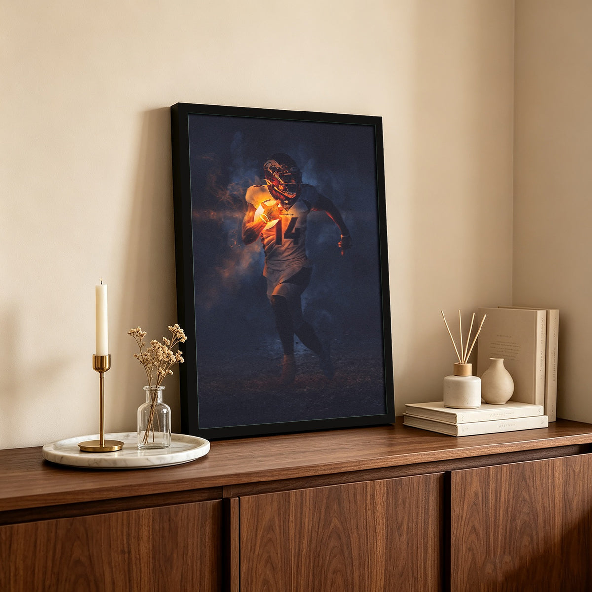 Courtland Sutton Art Sports Decorative Poster School Dormitory 2 Canvas Wall Art Poster Decor Gift