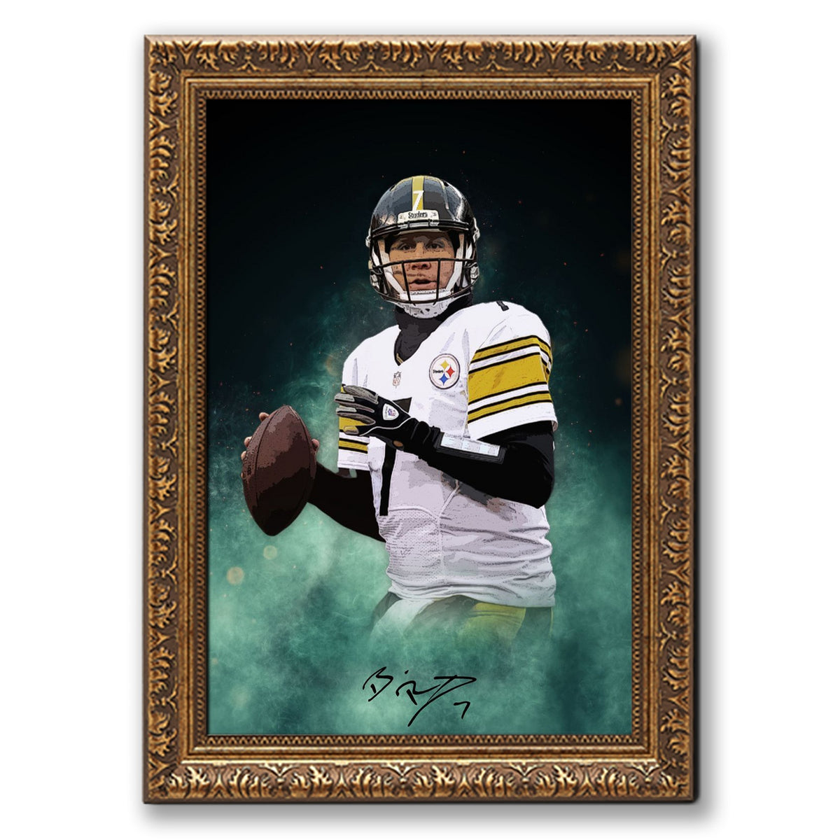 Ben Roethlisberger Celebrity Sports Art Poster School Dining Room Decoration 9 Canvas Wall Art Poster Decor Gift