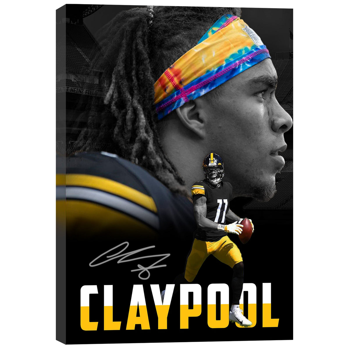 Chase Claypool Sports Celebrity Art Deco Poster 1 Canvas Wall Art Poster Decor Gift