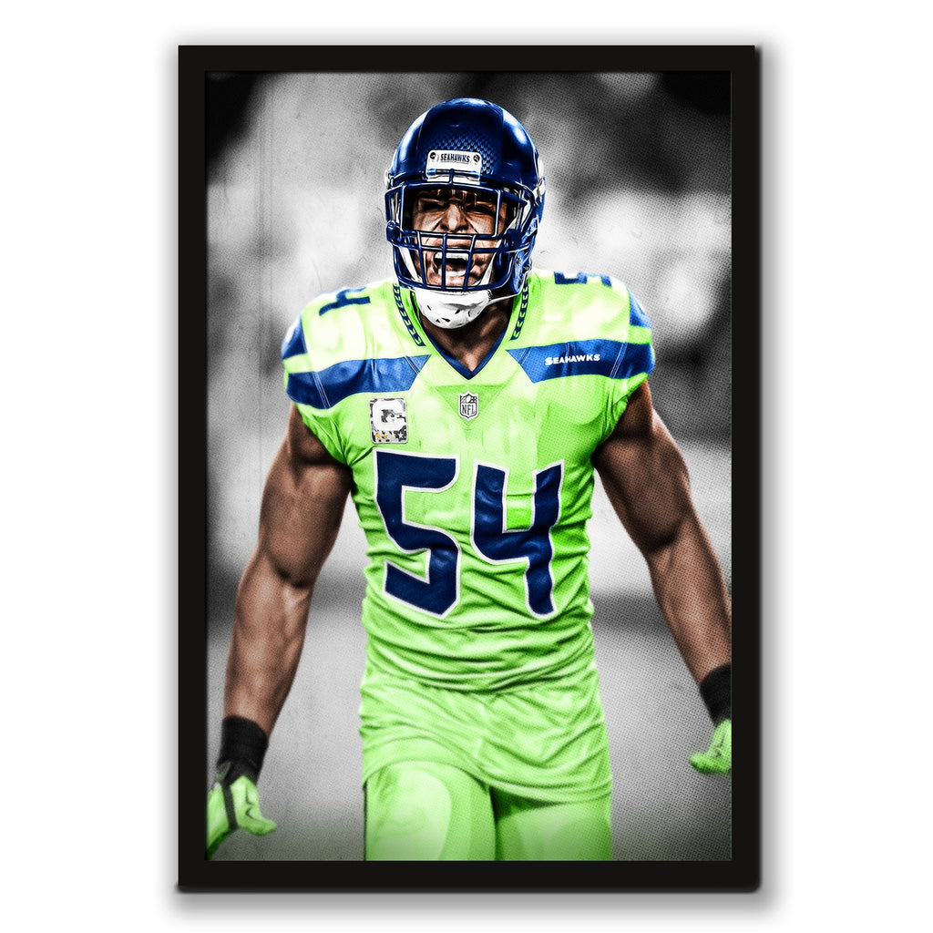 Bobby Wagner Art Sports Decorative Poster School Dormitory 7 Canvas Wall Art Poster Decor Gift