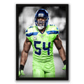 Bobby Wagner Art Sports Decorative Poster School Dormitory 7 Canvas Wall Art Poster Decor Gift