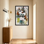 Brian Dawkins Art Poster 9 Canvas Wall Art Poster Decor Gift
