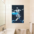 Cam Newton Sports Celebrity Art Deco Poster 5 Canvas Wall Art Poster Decor Gift