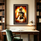 Bobby Wagner Art Sports Decorative Poster School Dormitory 9 Canvas Wall Art Poster Decor Gift