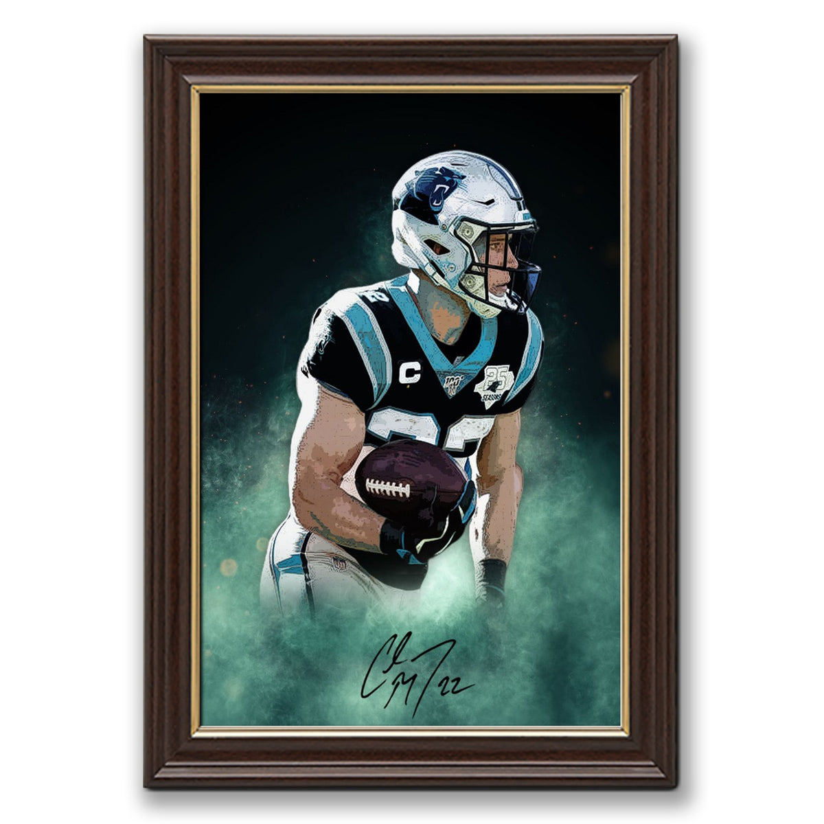 Christian McCaffrey Celebrity Sports Art Poster School Dining Room Decoration 4 Canvas Wall Art Poster Decor Gift
