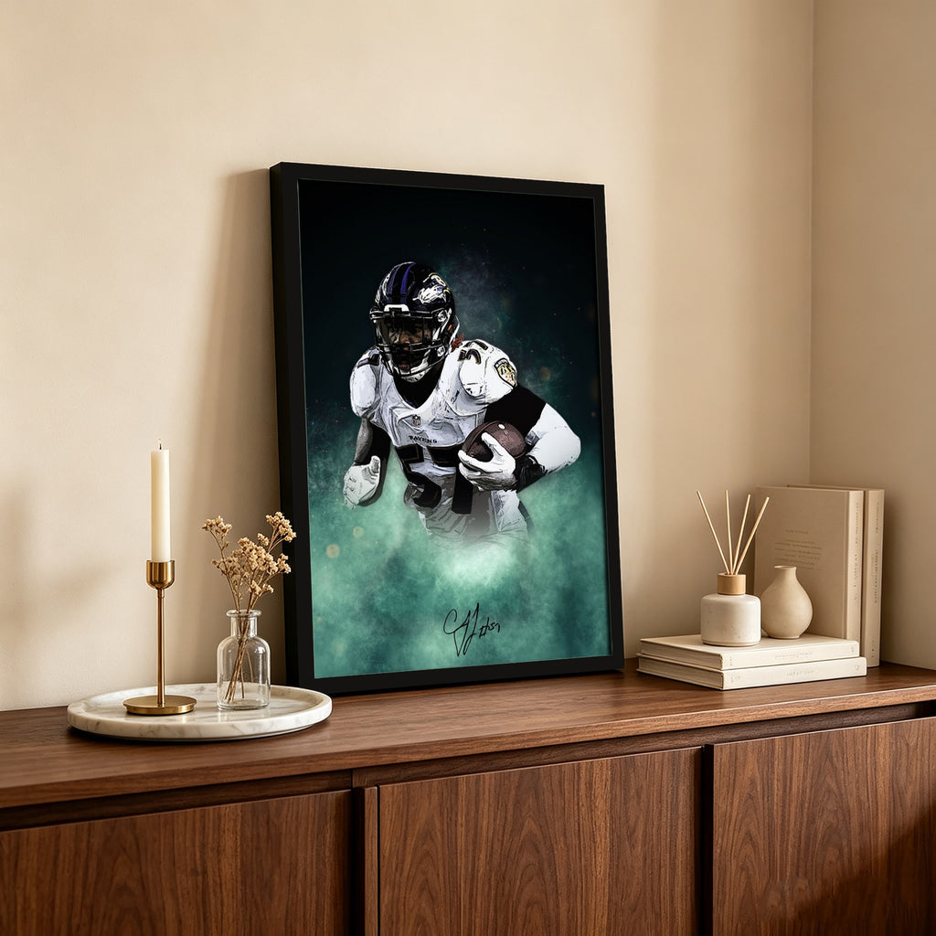 CJ Mosley Celebrity Sports Art Poster School Dining Room Decoration 8 Canvas Wall Art Poster Decor Gift